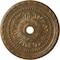Ekena Millwork Palmetto Ceiling Medallion (Canopies up to 7 5/8"), 31 1/2"OD x 3 5/8"ID x 1 3/4"P, Rubbed Bronze CM31PMRZS - alternate 1